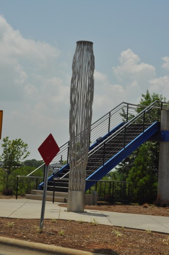 Public Art at Park & Ride in Charlotte, NC (image credit: Curt Ailes)