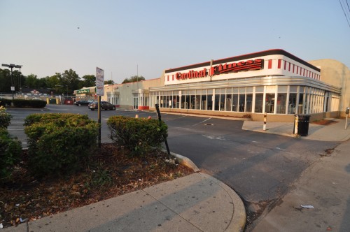 Cardinal Fitness and existing parking lot (image credit: Curt Ailes)