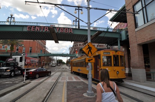 Tampa Streetcar in Ybor City (image credit: Curt Ailes)