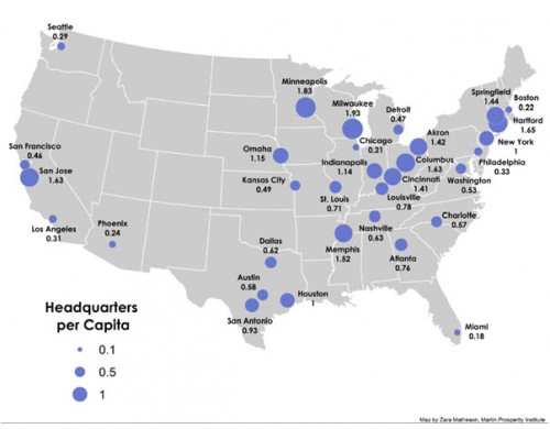 Corporate Clout Map (image credit: Martin Prosperity Institute)