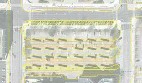 IndyGo Transit Center Site Plan Concept (image source: bidding document)