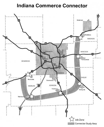 Indiana Commerce Connector (image credit: INDOT report)