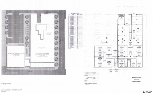 1352 N Illinois proposed site plan