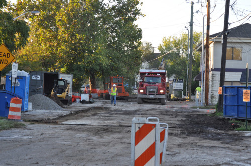 Cornell Ave Construction (image credit: Curt Ailes)