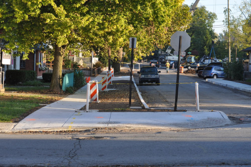 Cornell Ave Construction (image credit: Curt Ailes)