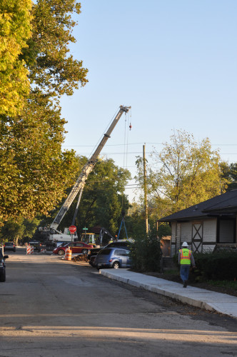 Cornell Ave Construction (image credit: Curt Ailes)