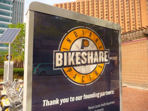 Indianapolis' bike share scheme offers a different perspective of the city. Photo Credit: Matthew Moggridge